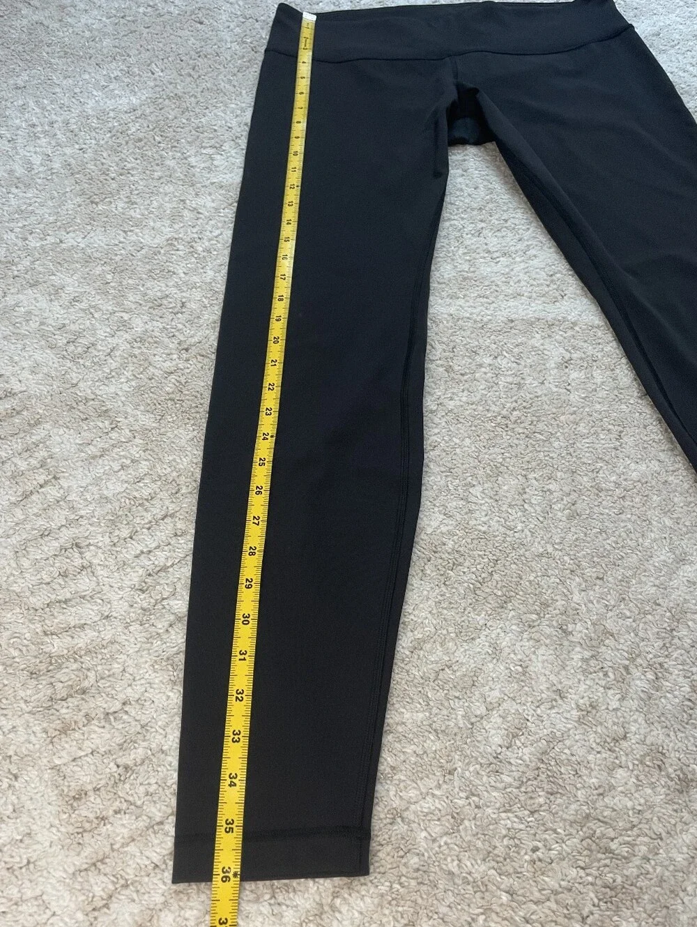 Lululemon Athletica Black High-Rise Performance Leggings Size 12